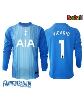 Tottenham Hotspur Guglielmo Vicario #1 Portarii Tricou Fotbal Replică 2025-26 Barbati Deplasare Mâneci Lungi